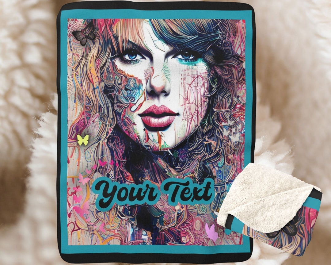 Swiftie Cozy Blanket Gift Personalized Swift Sherpa Blanket Etsy