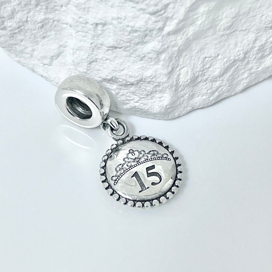 Pandora Sweet 15 Quinceanera Crown Bracelet Dangle Charm Etsy