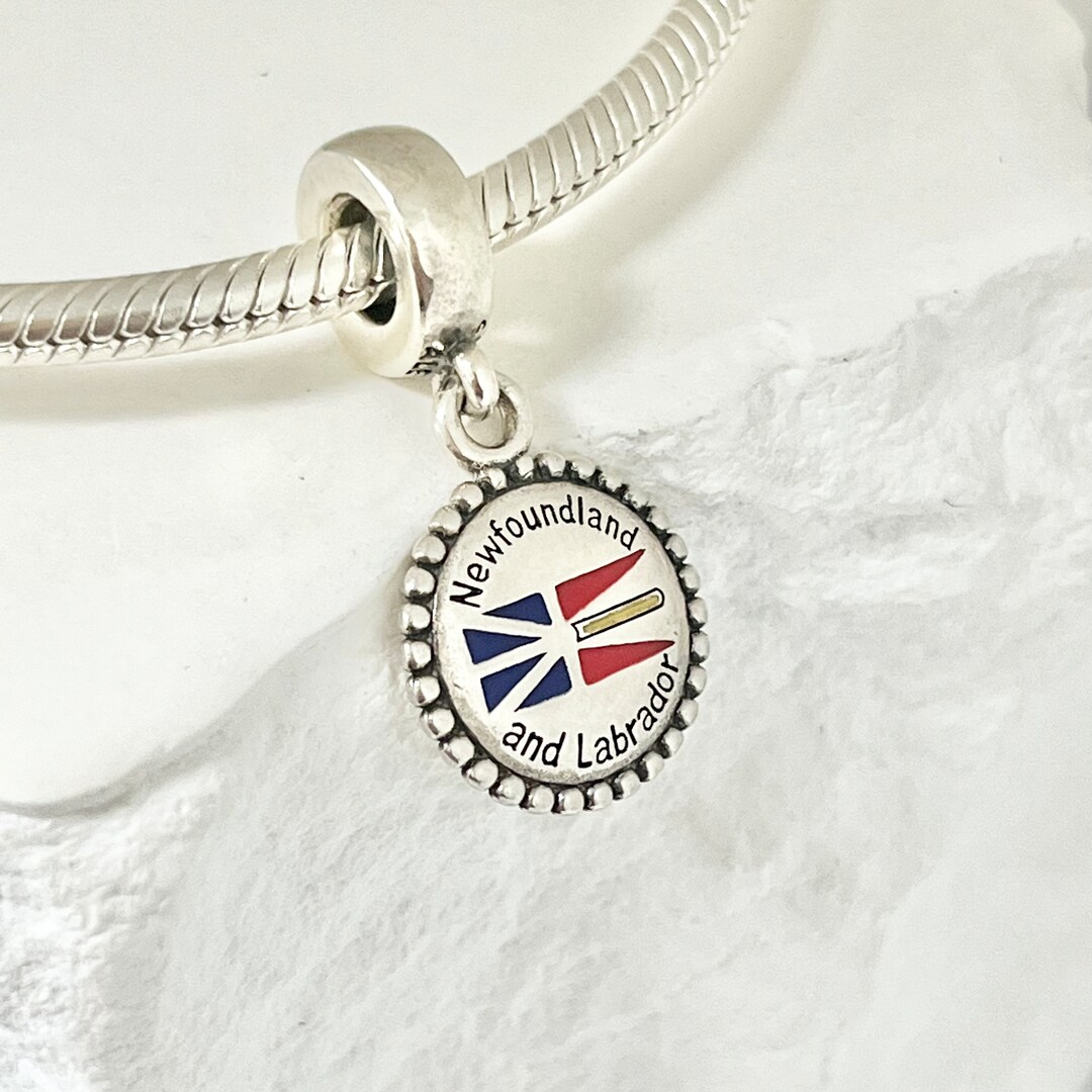 Pandora Newfoundland and Labrador CAN Bracelet Charm, Dangle Pendant