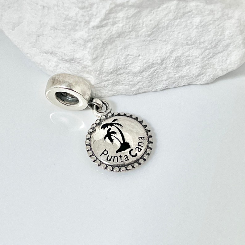 Pandora Punta Cana Dominican Republic Bracelet Charm, Punta Cana Dangle
