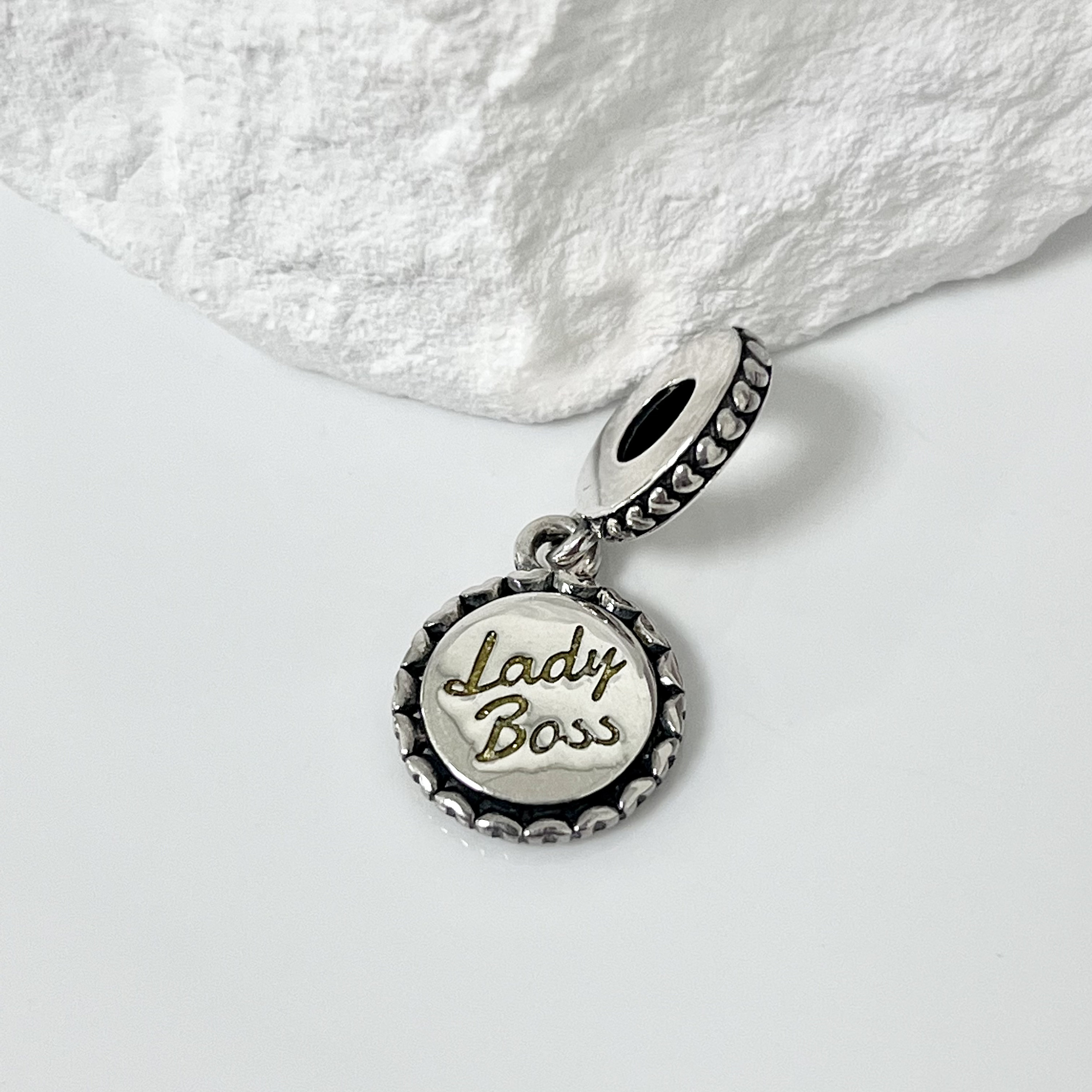Pandora lady shop boss charm