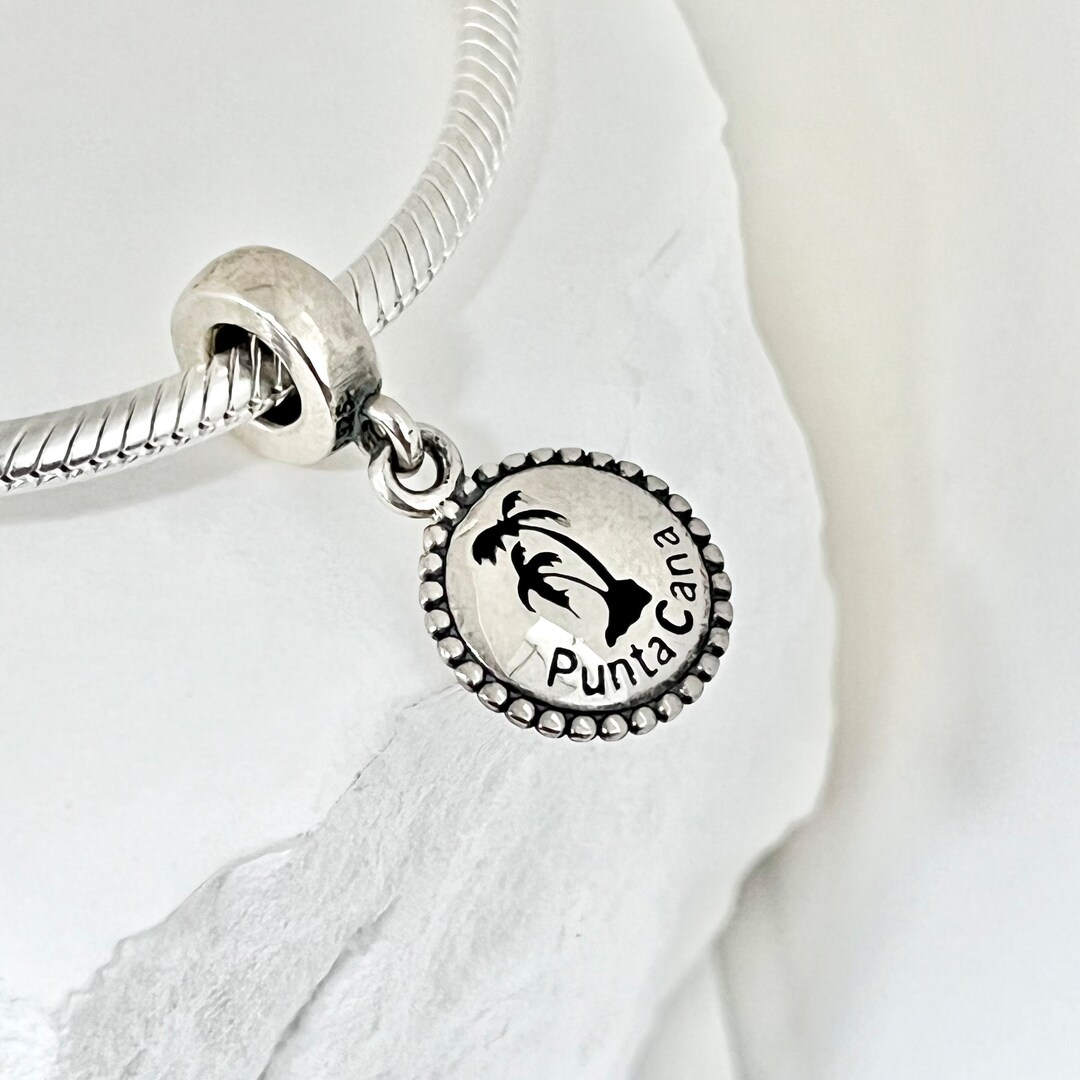 Pandora Punta Cana Dominican Republic Bracelet Charm, Punta Cana Dangle