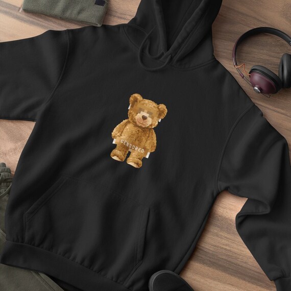 Cute teddy bear hoodie new arrivals