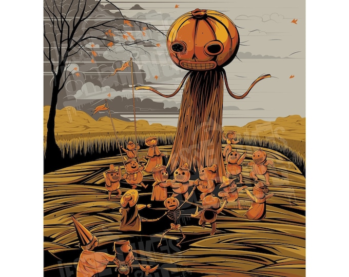 Over the Garden Wall the Highwayman / Hanged Man Tarot Print, 5x7 Etsy