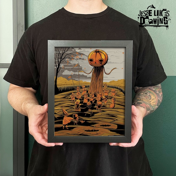 Over the Garden Wall Art Print - Pottsfield - Greg and Wirt - Etsy