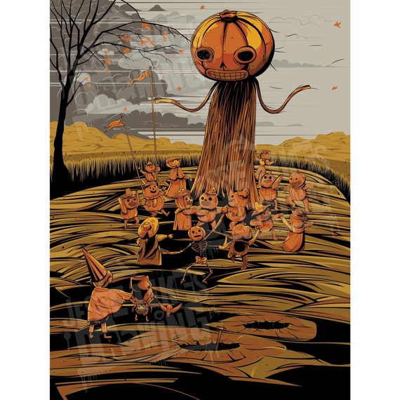 Over the Garden Wall Art Print - Pottsfield - Greg and Wirt - Etsy