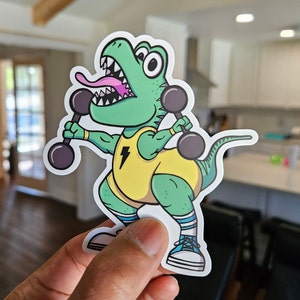 T-Flex (T-Rex) Dinosaur Sticker