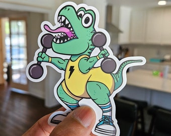 T-Flex (T-Rex) Dinosaur Sticker