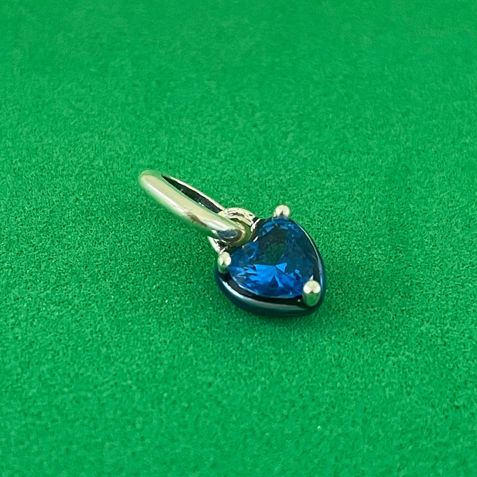 PANDORA ME Blue Chakra Heart Mini Dangle Charm Authentic 925