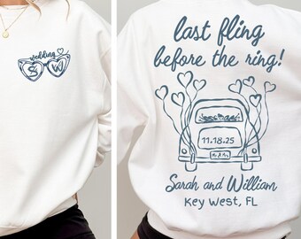 Custom Wedding Sweatshirt, Bridal Party Sweatshirt, Wedding Party Favor Gift, Wedding Weekend Shirt, Bachelorette Shirt, Bridal Party Hoodie