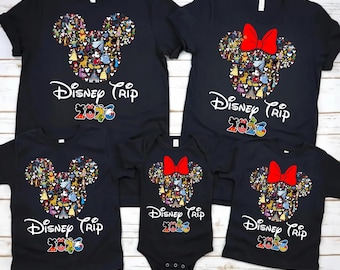 Custom Disney 2026 Family Shirt, Disneyland Family Vacation Shirt, Custom Disney Shirt,Disney Family Trip Shirt,Disney Family Vacation Shirt