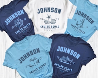 Custom Cruise Crew Shirts, Personalized Cruise Shirts, Custom Family Cruise Tees, Matching Cruise Comfort Color, Family Vacation Shirts