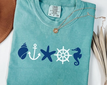 I Am A Sailor Comfort Colors Shirt, Dyed Vintage Sweatshirt,Long Sleeve Tee,Sea Shell Shirt,Summer Vibes Tee,Sea Life Shirt,Ocean Is Calling