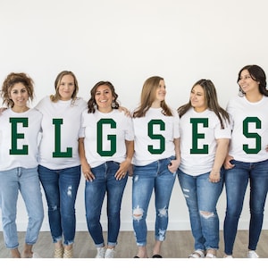 Philadelphia Bird Gang Custom Letter Group Shirt, Philadelphia Fans Shirt, Sunday is Football Day Shirt, Elgses shirt