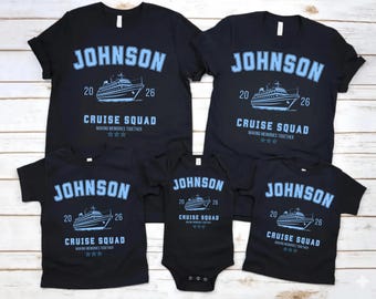 Custom Cruise Crew Shirts, Personalized Cruise Shirts, Custom Family Cruise Tees, Matching Cruise Comfort Color, Family Vacation Shirts