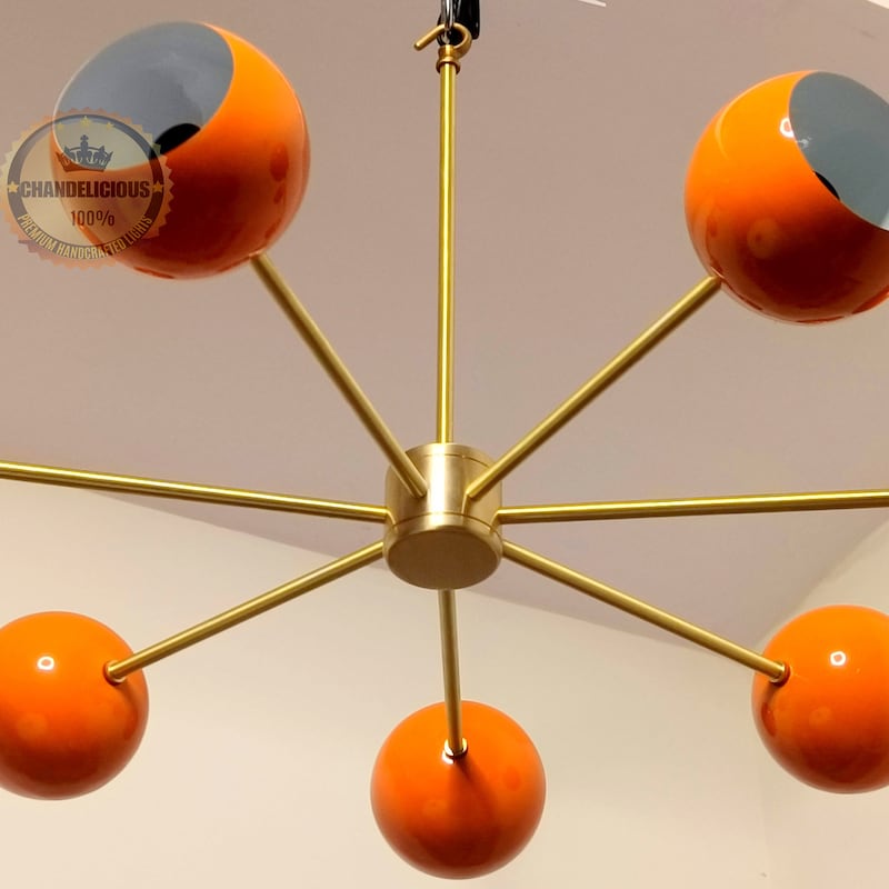 Orange Ceiling Light - Etsy