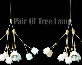 Brass Sputnik Chandelier: 12 Bowl Shades, Modern Home Lighting