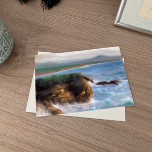 Postcards, set of 2 &quot;Mixed Art&quot; in chalk