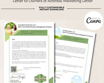 Property Management Airbnb Short-Term Rental Marketing Letter Template