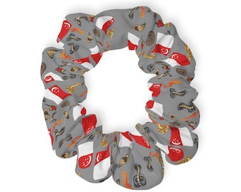 Singapore Wildlife Scrunchie Singapore Country Hair Accessory Cultural Aesthetic Hair Tie Cute Hair Accessory Singapore Gift