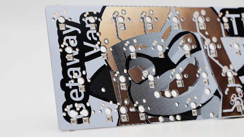 Getaway Van 40 Percent Pre-Soldered Mechanical Unibody Keyboard PCB zdjęcie 2