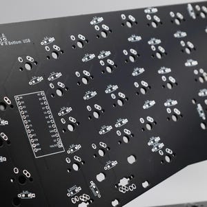 Ergosaurus Alice Layout DIY Mechanical Ergonomic Unibody Keyboard PCB 画像 2