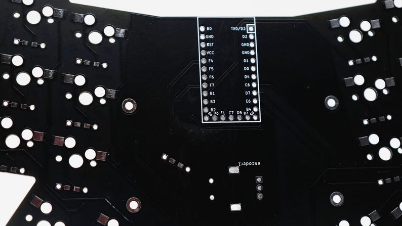 Opus 40 Percent DIY Mechanical Ergonomic Unibody Hotswap Keyboard PCB zdjęcie 3