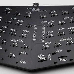 Ergosaurus Alice Layout DIY Mechanical Ergonomic Unibody Keyboard PCB 画像 7