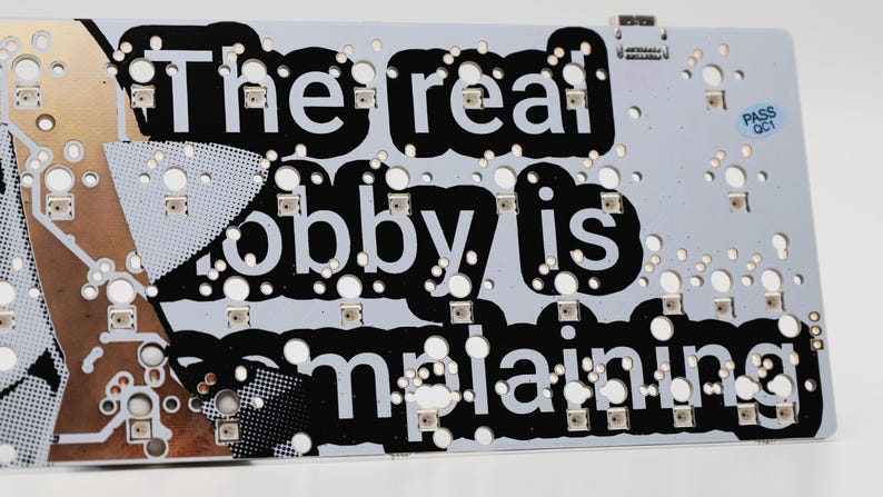 Getaway Van 40 Percent Pre-Soldered Mechanical Unibody Keyboard PCB zdjęcie 3