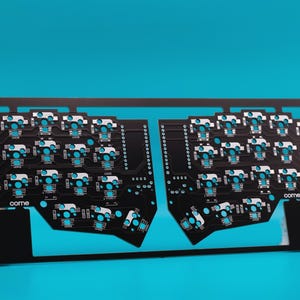 Corne v3 Hotswap DIY Mechanical Ergonomic Split Keyboard PCB Set Black