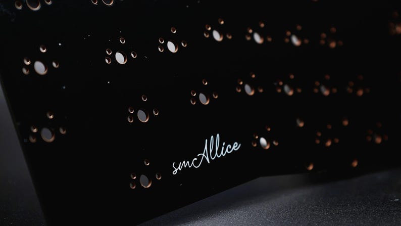 Placa de circuito impreso (PCB) para teclado mecánico ergonómico Smallice Alice 40% pre-soldada. imagen 3