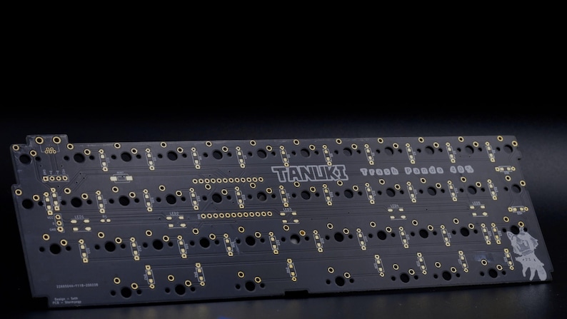 Tanuki 40 Percent DIY Mechanical Staggered Unibody Keyboard PCB afbeelding 20