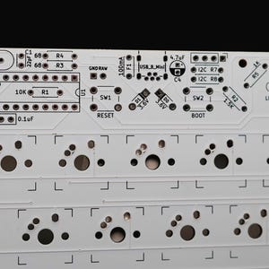 Lattice60 60% HHKB Layout Through-Hole Mechanical Keyboard PCB image 5