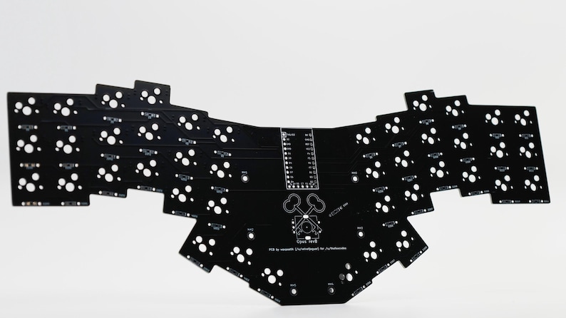 Opus 40 Percent DIY Mechanical Ergonomic Unibody Hotswap Keyboard PCB zdjęcie 7