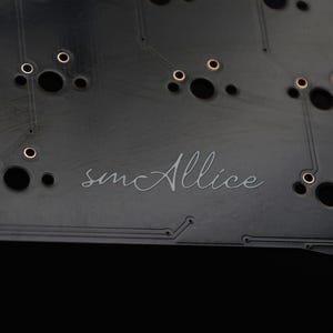 Placa de circuito impreso (PCB) para teclado mecánico ergonómico Smallice Alice 40% pre-soldada. imagen 4