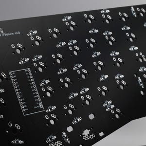 Ergosaurus Alice Layout DIY Mechanical Ergonomic Unibody Keyboard PCB 画像 1