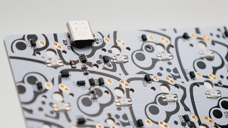 Getaway Van 40 Percent Pre-Soldered Mechanical Unibody Keyboard PCB zdjęcie 5
