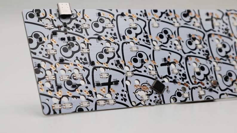 Getaway Van 40 Percent Pre-Soldered Mechanical Unibody Keyboard PCB zdjęcie 6
