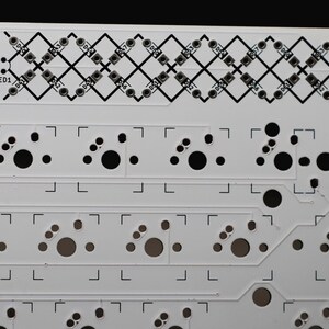 Lattice60 60% HHKB Layout Through-Hole Mechanical Keyboard PCB image 4