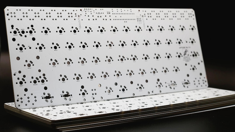 Lattice60 60% HHKB Layout Through-Hole Mechanical Keyboard PCB image 3