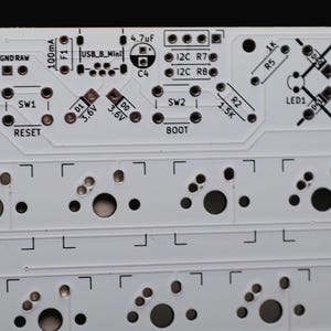 Lattice60 60% HHKB Layout Through-Hole Mechanical Keyboard PCB image 6