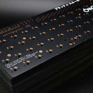 Plaid 40 Percent DIY Mechanical Ergonomic Unibody Keyboard PCB image 1