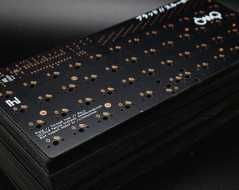 Plaid 40 Percent DIY Mechanical Ergonomic Unibody Keyboard PCB