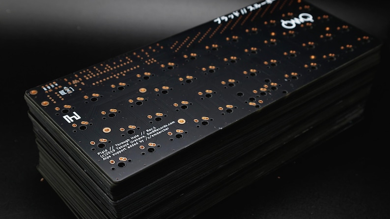 Plaid 40 Percent DIY Mechanical Ergonomic Unibody Keyboard PCB image 1