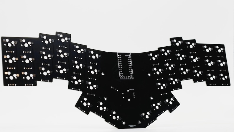 Opus 40 Percent DIY Mechanical Ergonomic Unibody Hotswap Keyboard PCB zdjęcie 2