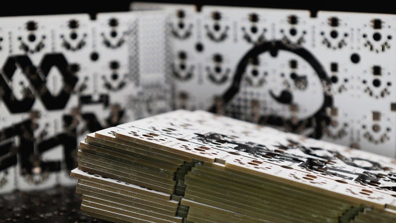 Juego de placas PCB para teclado mecánico ergonómico dividido Helix DIY imagen 9