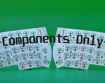 Lily58 Split Keyboard Component Kit -- Hotswap Sockets, Diodes + LED Strips