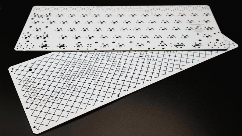 Lattice60 60% HHKB Layout Through-Hole Mechanical Keyboard PCB image 2