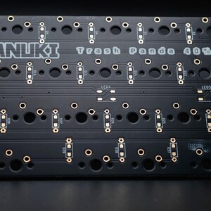 Tanuki 40 Percent DIY Mechanical Staggered Unibody Keyboard PCB afbeelding 12