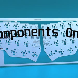 Corne v3 Split Keyboard Component Kit -- Hotswap Sockets, SMD Diodes + RGB LEDs